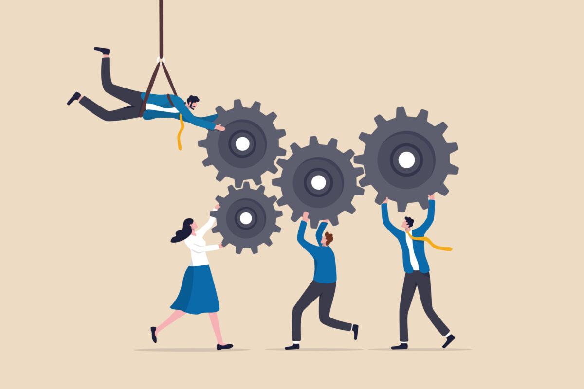 Vecteezy collaboration or cooperate for team success working 3618648